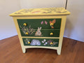 Children's Green & Yellow Dresser – Animal & Floral Motifs
