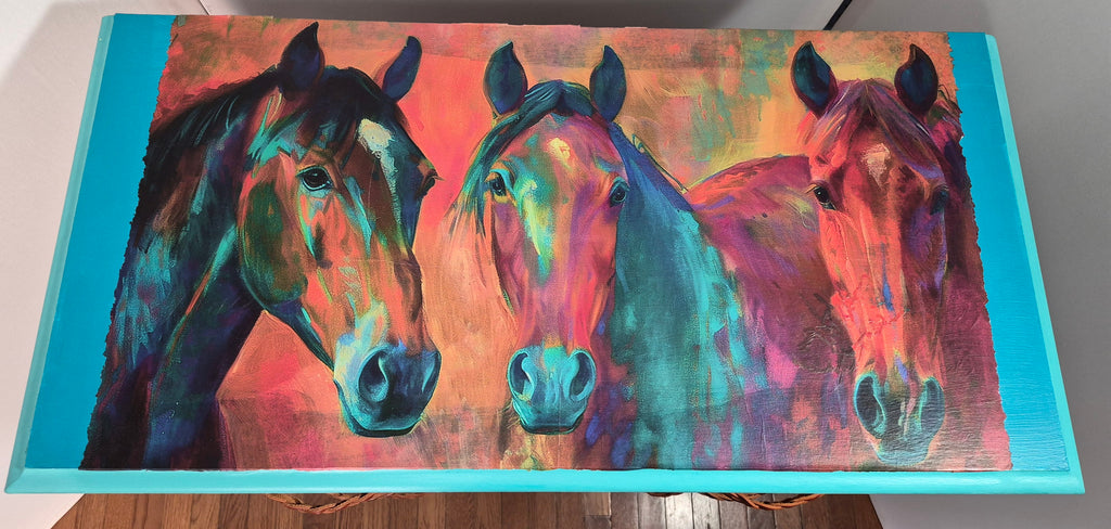 Cowgirl Dresser – Turquoise Western-Inspired Statement Piece