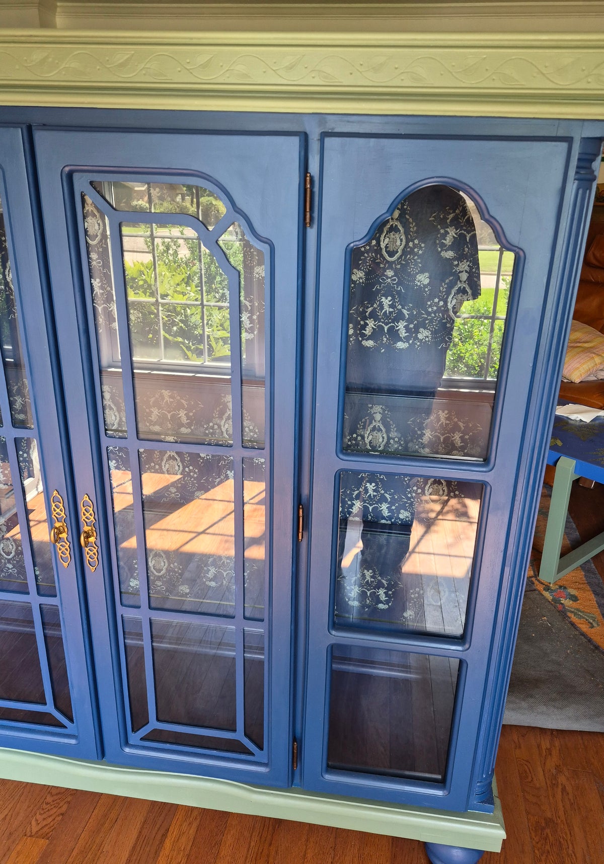 Curio Cabinet on Wheels