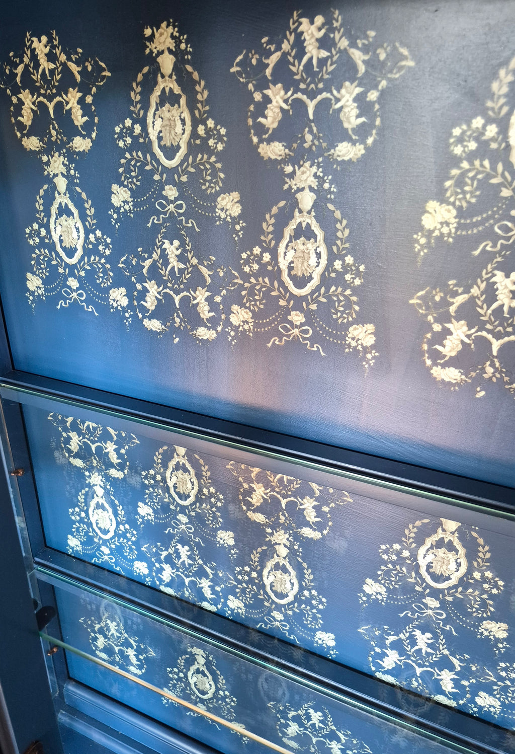 Curio Cabinet on Wheels